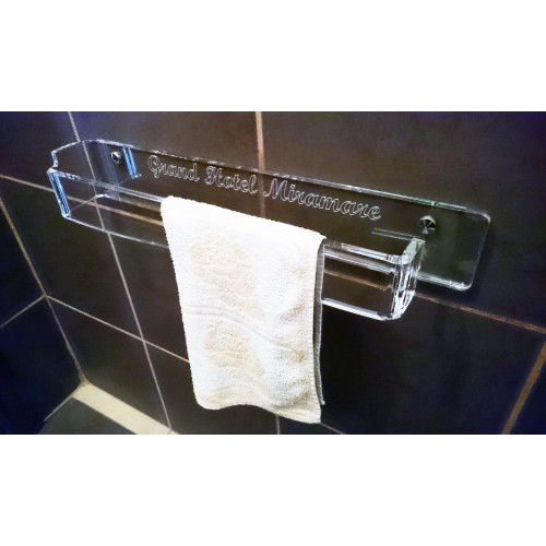 Porta Asciugamano - Portasalviette in plexiglass trasparente